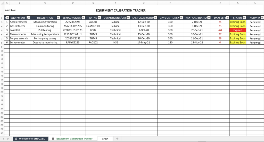 sheqxel-equipment-calibration-tracker